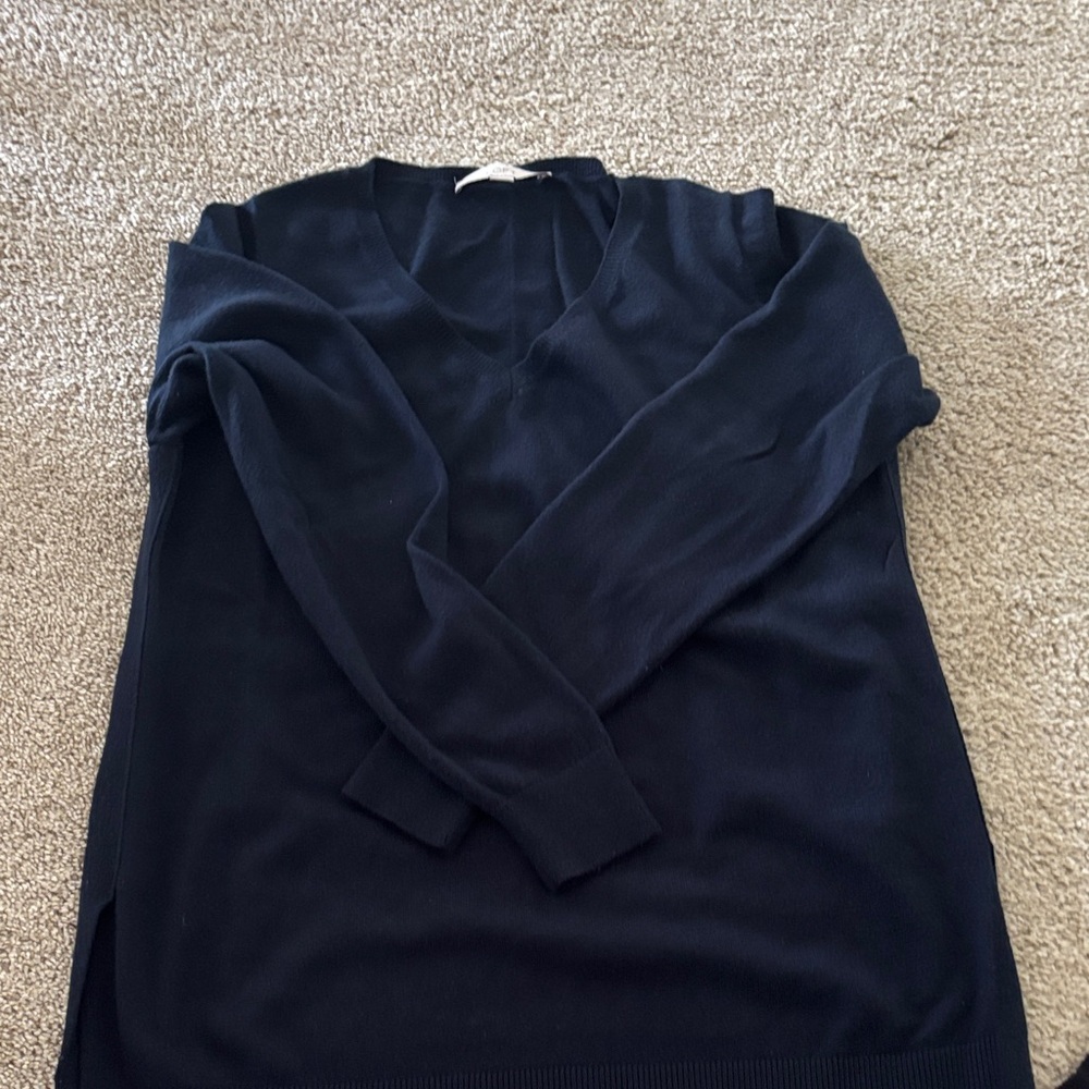 LOFT Midnight Blue V-Neck Sweater